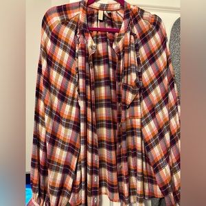 Anthropologie Pilcro Ruffle blouse